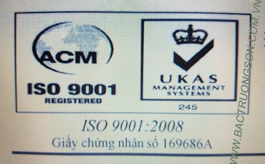 giấy chứng nhận iso